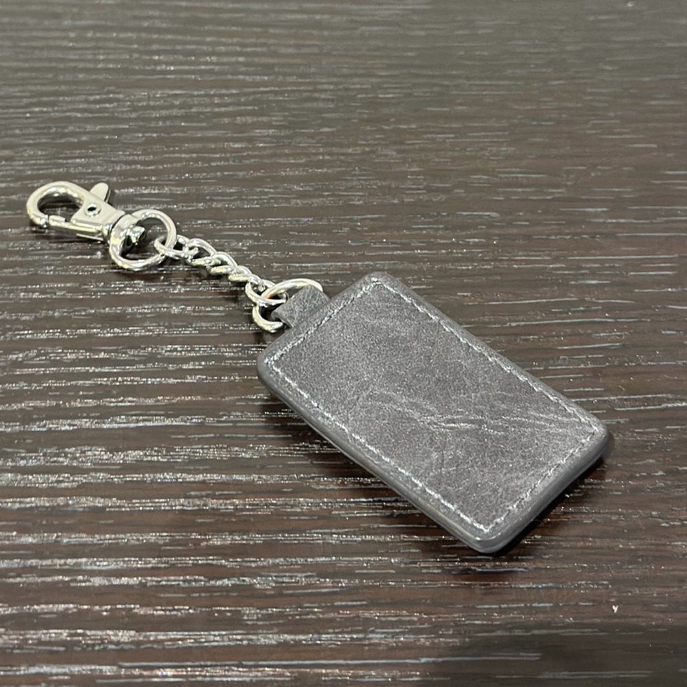 Excellent Kipling black Leather Key Chain Silver hardware - Picture 3 of 3